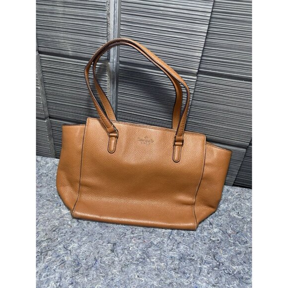 kate spade new york Handbags - Kate Spade New York pebbled leather handbag/satchel, brown‎ Purse